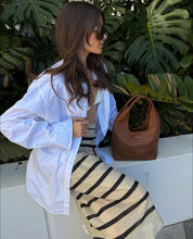 Load image into Gallery viewer, SABEN Kiki Shoulder Bag - Tan Lightly Milled Bag SABEN
