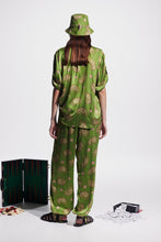 Load image into Gallery viewer, Alemais Dice Silk Shirt - Forest  Hyde Boutique   
