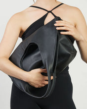 Load image into Gallery viewer, Saben Knox Shoulder Bag - Black Lightly Milled Bag Saben
