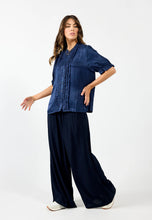 Load image into Gallery viewer, Drama the Label Triplet Blouse - Indigo  Hyde Boutique   
