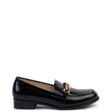 Load image into Gallery viewer, Kathryn Wilson Polly Loafer - Black Hi-Shine Hyde Boutique
