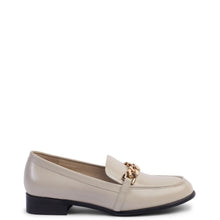 Load image into Gallery viewer, Kathryn Wilson Polly Loafer - Cream Hi-Shine Hyde Boutique
