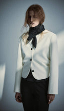 Load image into Gallery viewer, Harris Tapper Tilmens Jacket - Ivory Bone Apparel > Women > Clothing > Jackets &amp; Coats > Blazers > Harris Tapper Hyde Boutique

