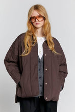Load image into Gallery viewer, Karen Walker Quilted Voyager Jacket - Mahogany Arriving Mid Sept Hyde Boutique
