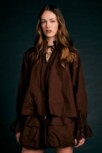 Load image into Gallery viewer, Karen Walker Ivy Blouse - Chocolate
