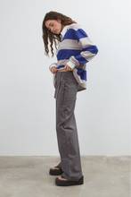 Load image into Gallery viewer, Commonplace Ocean Frill Polo - Navy/Grey/White Hyde Boutique
