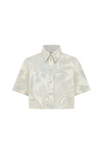 Load image into Gallery viewer, Alémais Ivy Cropped Shirt - Cream Hyde Boutique
