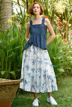 Load image into Gallery viewer, Coop by Trelise Cooper Tier Say Skirt - White &amp; Blue
