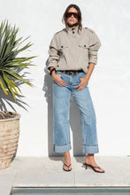 Load image into Gallery viewer, Stories Be Told Funnel Neck Trench Jacket - Taupe Arriving End October Hyde Boutique
