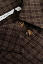 Load image into Gallery viewer, Noella Lisa Shirt - Brown Check - Arriving Start August
