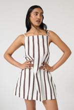 Load image into Gallery viewer, ONTE Conchita Dress - Chocolate Stripe
