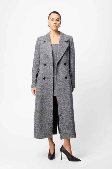 Mossman Overcast Coat Coat - Charcoal Hyde Boutique