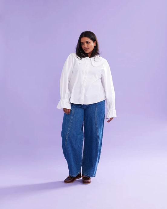 Ruby Sailor Shirt - White Hyde Boutique