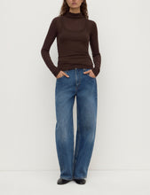 Load image into Gallery viewer, Assembly Label Nora Merino Wool Layered Turtleneck - Ganache Hyde Boutique
