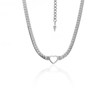 Load image into Gallery viewer, Silk &amp; Steel Valentina Necklace - Silver  Hyde Boutique   
