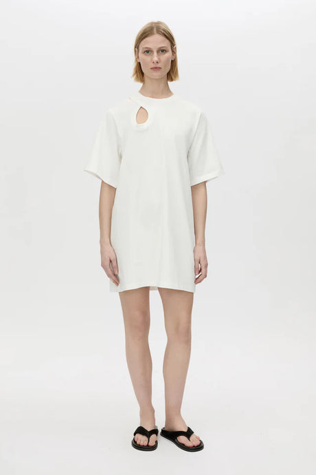 Camilla and Marc Pablo Tee Mini Dress - Soft White Apparel > Women > Clothing > Dresses > Mini Dresses > Camilla & Marc Hyde Boutique
