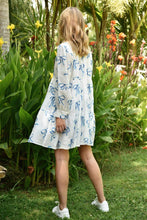 Load image into Gallery viewer, Coop by Trelise Cooper Tier-ific Dress White &amp; Blue
