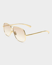 Load image into Gallery viewer, Luv Lou The Carter Sunglasses - Gold Sunglasses Luv Lou
