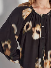 Load image into Gallery viewer, Juliette Hogan Tuscany Dress - Noir Wildflower Silk  Mrs Hyde Boutique   
