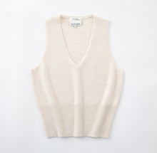 Load image into Gallery viewer, Aleger - N.35 Cashmere Low V Tank Pearl Shell  Hyde Boutique   
