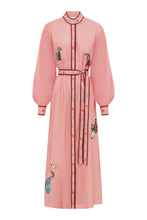 Load image into Gallery viewer, Alémais Timmy Embroidered Shirtdress - Pink  Hyde Boutique   
