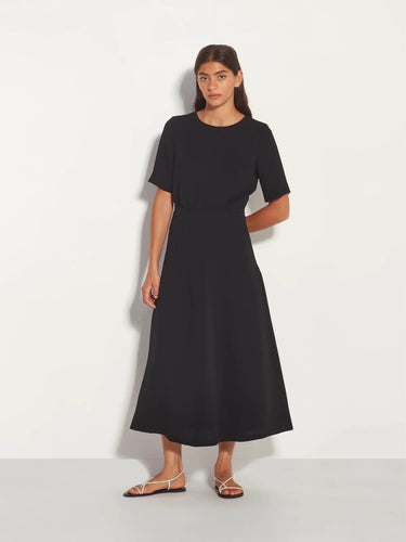 Juliette Hogan Pip Dress - Black Luxe Suiting  Mrs Hyde Boutique   