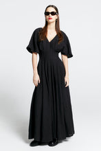 Load image into Gallery viewer, Karen Walker Florence Dress - Black Linen  Hyde Boutique   
