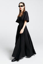 Load image into Gallery viewer, Karen Walker Florence Dress - Black Linen  Hyde Boutique   
