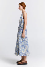 Load image into Gallery viewer, Karen Walker Cherished Wrap Dress - Natural/Blue Hyde Boutique
