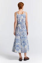 Load image into Gallery viewer, Karen Walker Cherished Wrap Dress - Natural/Blue Hyde Boutique
