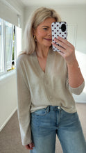 Load image into Gallery viewer, Laing Liv V Neck Cardigan - Sand Hyde Boutique
