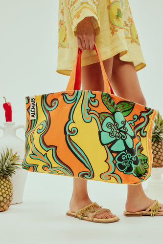 Alémais Flame Beach Tote - Multi  Hyde Boutique   