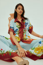 Load image into Gallery viewer, Alémais Dahlia Floral Linen Pant - Multi  Hyde Boutique   
