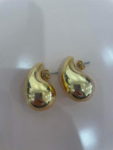 Load image into Gallery viewer, Flora Tear Drop Earrings - Gold  Hyde Boutique   

