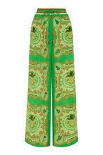 Load image into Gallery viewer, Alémais La Musica Silk Pant - Green  Hyde Boutique   
