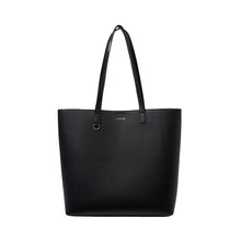 Load image into Gallery viewer, SABEN Carter Tote  - Black + Umber Chain Print
