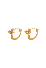 Load image into Gallery viewer, Alemais Encanto Merman Hoop Earrings - Gold  Hyde Boutique   
