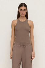 Load image into Gallery viewer, Assembly Label Tabitha Rib Tank - Dark Sand
