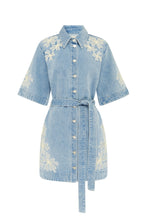 Load image into Gallery viewer, Alémais Charlene Denim Mini Dress - Light Wash | PRE ORDER Hyde Boutique
