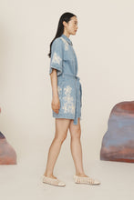 Load image into Gallery viewer, Alémais Charlene Denim Mini Dress - Light Wash | PRE ORDER Hyde Boutique
