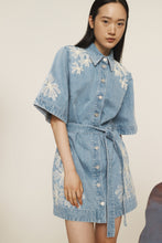 Load image into Gallery viewer, Alémais Charlene Denim Mini Dress - Light Wash | PRE ORDER Hyde Boutique
