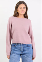 Load image into Gallery viewer, Stories Be Told Camelia Blush Alpaca Blend Crewneck - Blush Hyde Boutique
