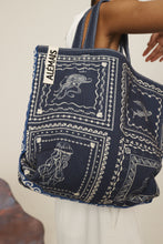 Load image into Gallery viewer, Alémais Oceane Shopper Tote - Blue | PRE ORDER Hyde Boutique
