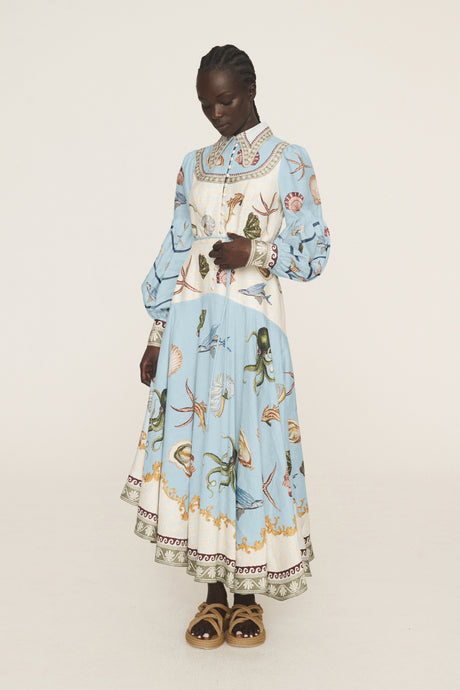 Alemais Bath House Shirtdress - Multi Hyde Boutique
