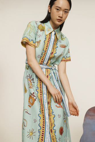 Alémais Surrealist Summer Shirtdress - Multi | PRE ORDER End Of Jan Hyde Boutique