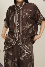 Load image into Gallery viewer, Alémais Sammy Silk Shirt - Chocolate | PRE ORDER End Of Jan Hyde Boutique
