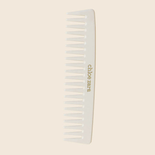 Chloe Zara Hair Wide Tooth Comb - Bone  Hyde Boutique   