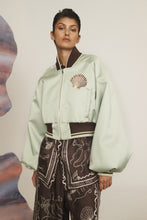 Load image into Gallery viewer, Alémais Opal Mint Bomber Jacket - Mint | PRE ORDER End Of Feb Hyde Boutique
