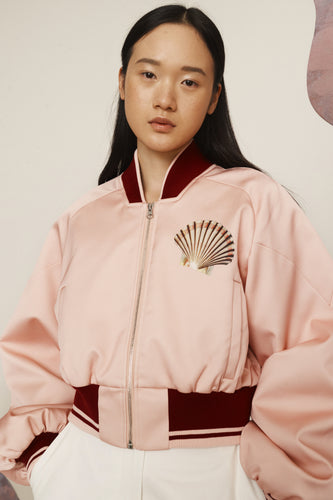 Alémais Opal Rose Bomber Jacket - Rose Hyde Boutique