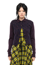 Load image into Gallery viewer, NOM*d Monogram Cardigan - Tyrian  Hyde Boutique   
